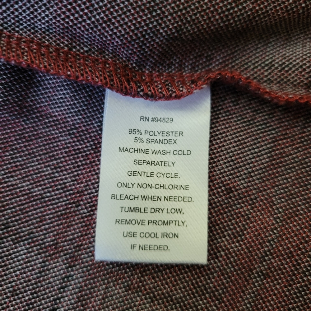 Derek Heart Red Plaid Medium Mini Jumper - Picture 7 of 7